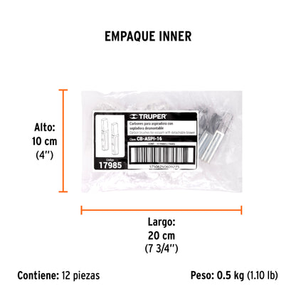 2 carbones para ASPI-16 - SKU 17985