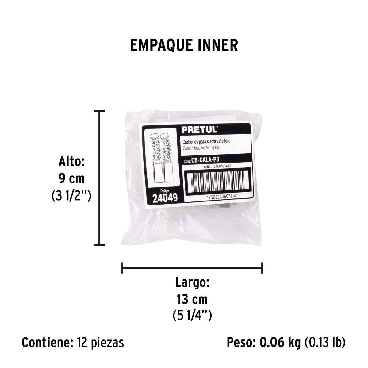 2 carbones para CALA-P3 - SKU 24049