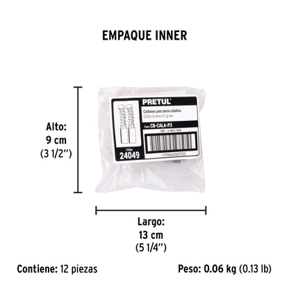 2 carbones para CALA-P3 - SKU 24049