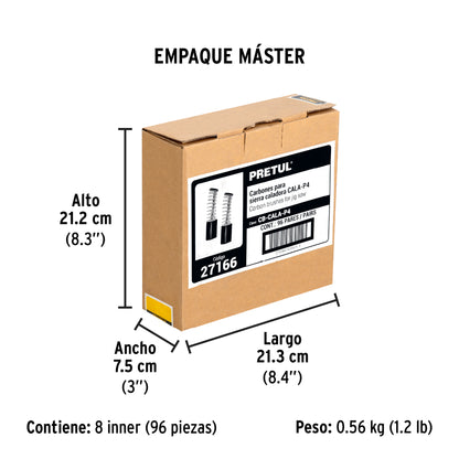 Bolsa con 2 carbones de repuesto para CALA-P4 · vista 4