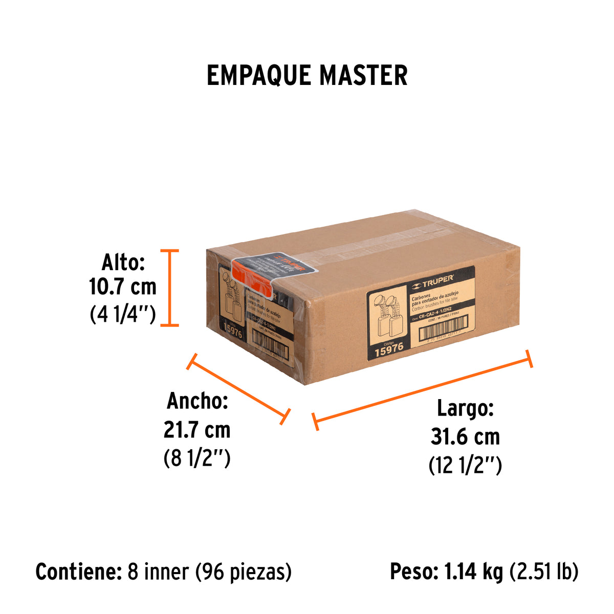 2 carbones para CAZ-EL-4-1/2N - SKU 15976