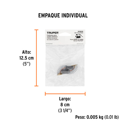 2 carbones para CEPEL-3-1/4A4 - SKU 101830