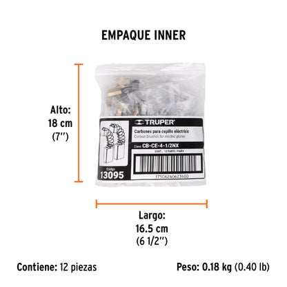 2 carbones para CEPEL-4-1/2NX - SKU 13095