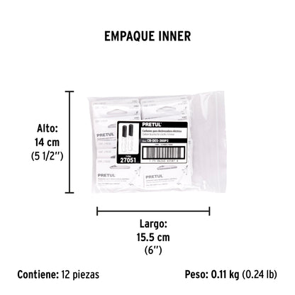 2 carbones para DES-300P2 - SKU 27051