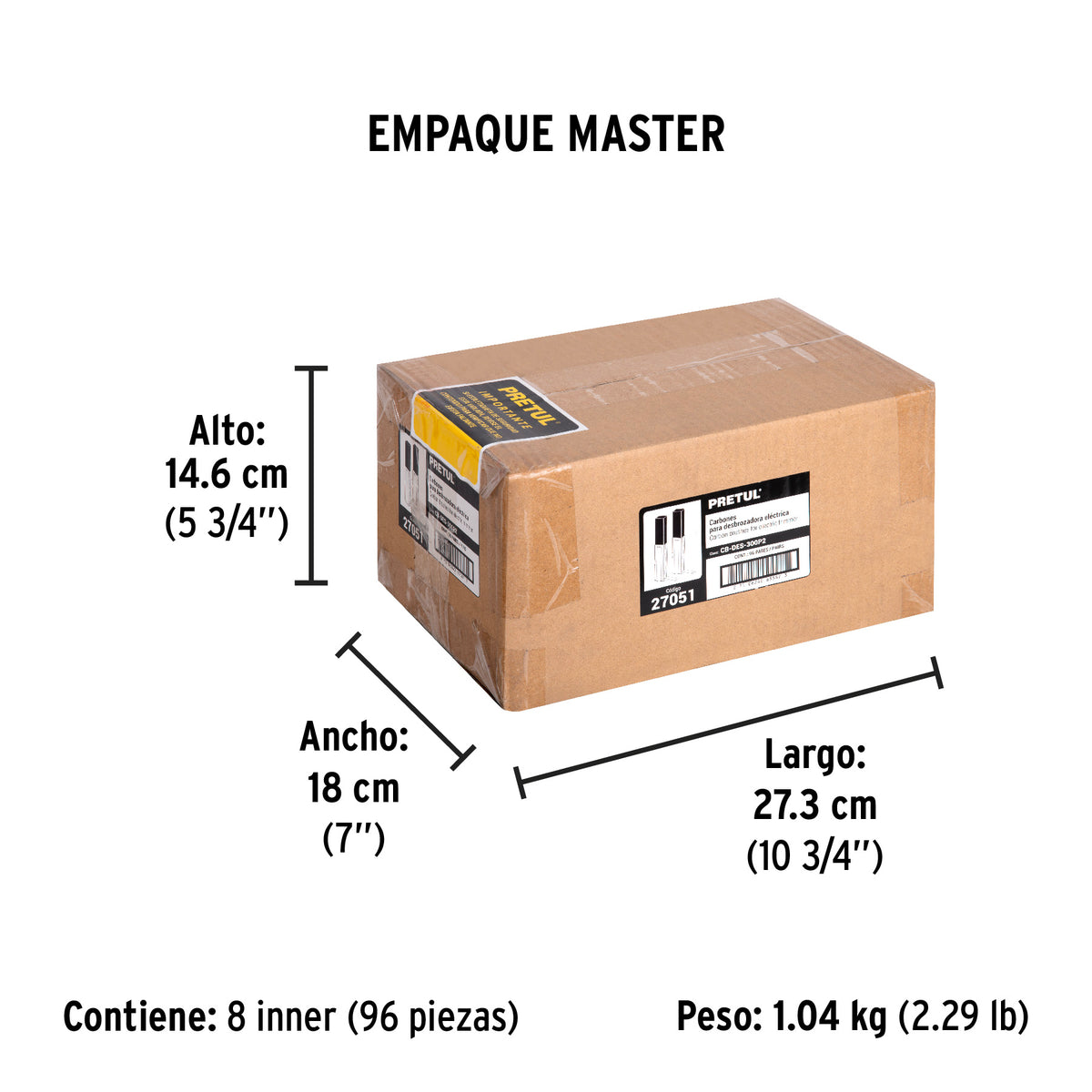 2 carbones para DES-300P2 - SKU 27051