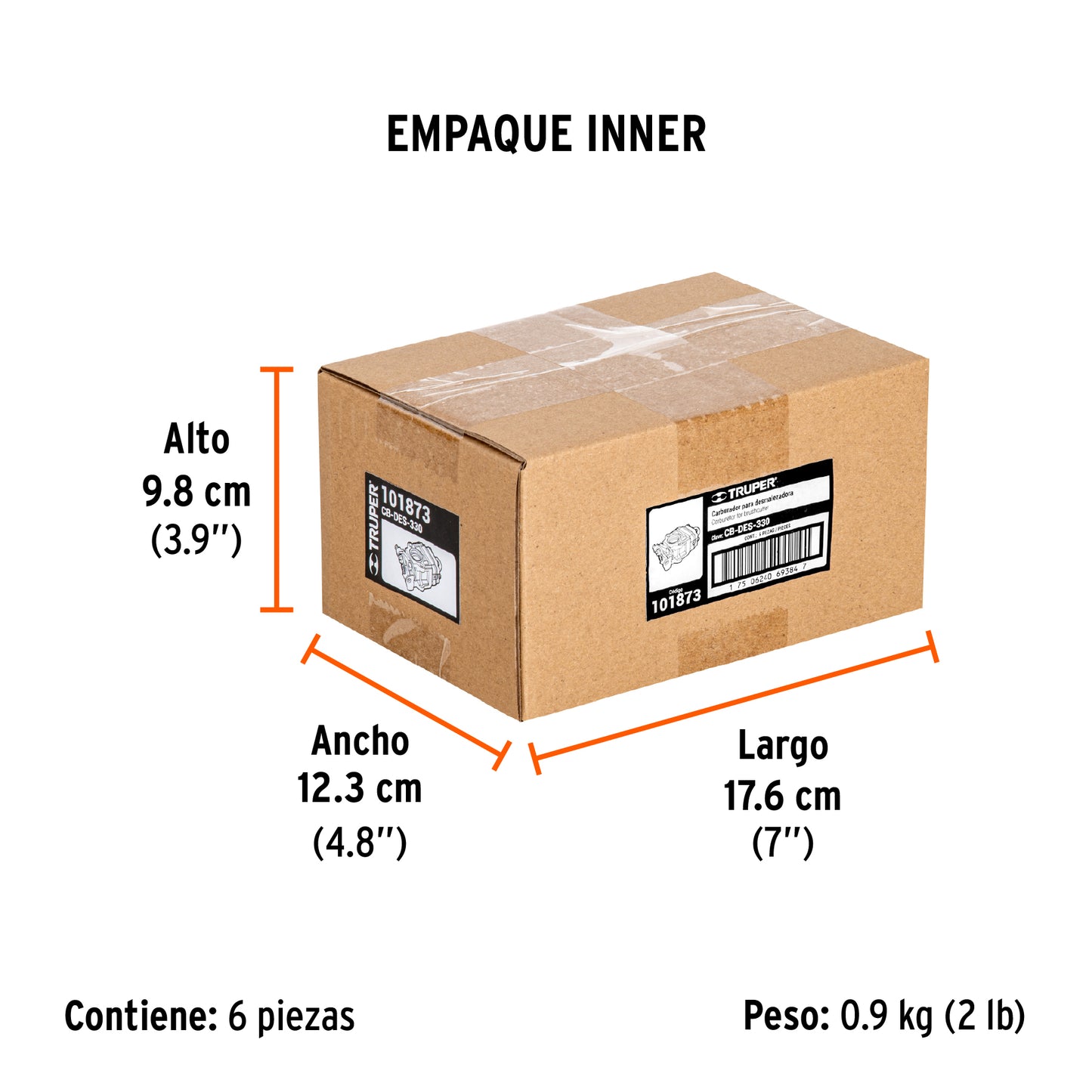 Carburador para desmalezadora a gasolina DES-330 - SKU 101873