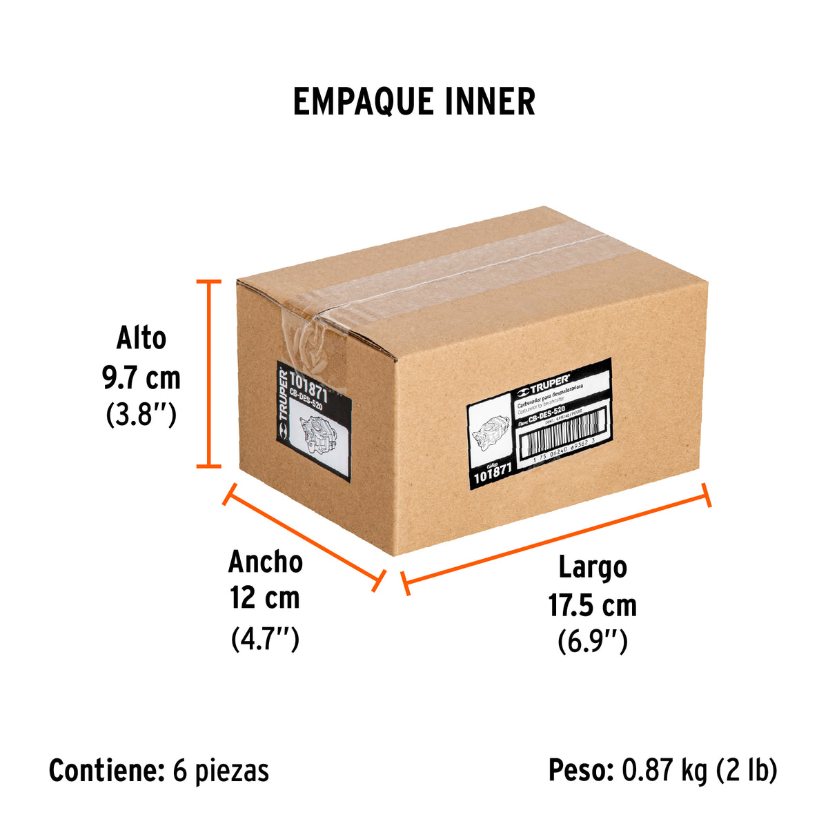 Carburador para desmalezadora a gasolina DES-520 - SKU 101871