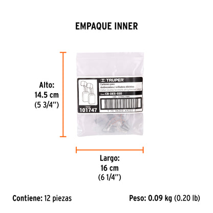 2 carbones para DES-550 - SKU 101747