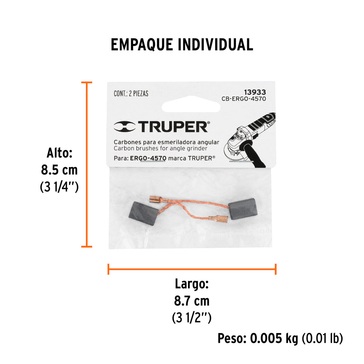 2 carbones para ERGO-4570 - SKU 13933