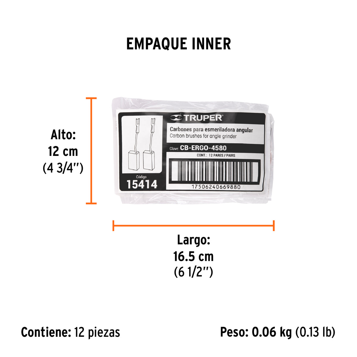 2 carbones para ERGO-4580 - SKU 15414