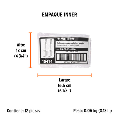 2 carbones para ERGO-4580 - SKU 15414