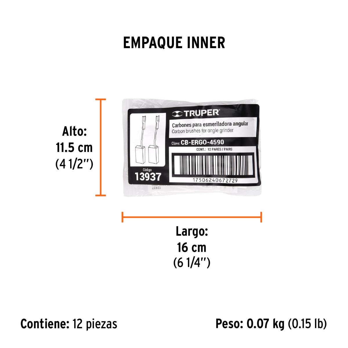 2 carbones para ERGO-4590 - SKU 13937