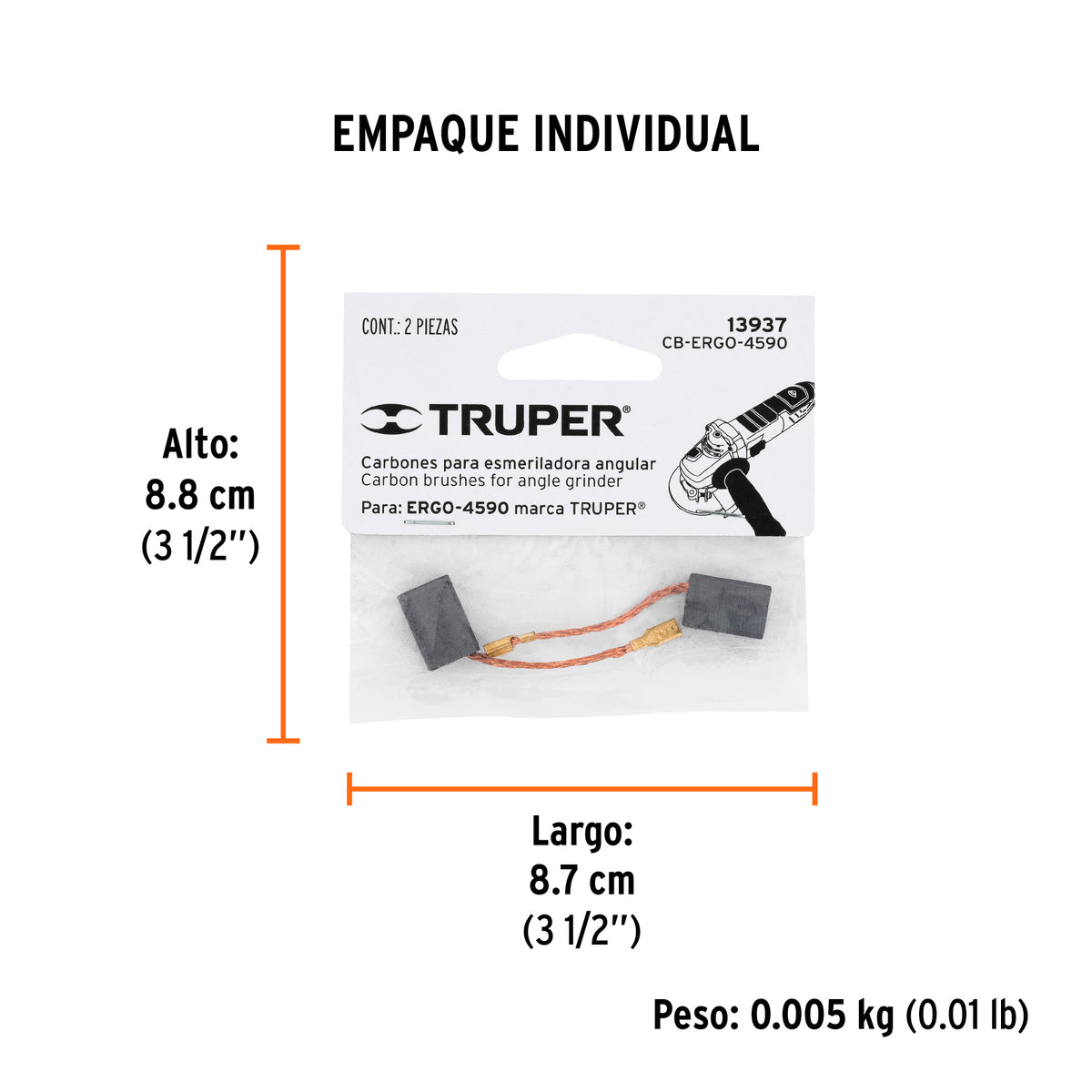 2 carbones para ERGO-4590 - SKU 13937