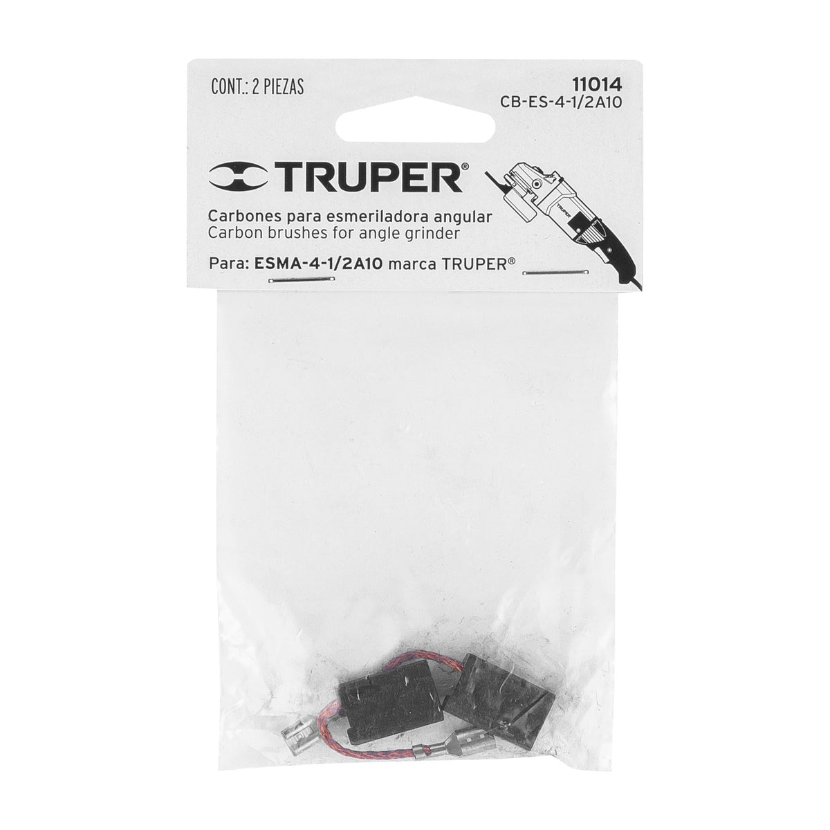 2 carbones para ESMA-4-1/2A10 - TRUPER - SKU 11014