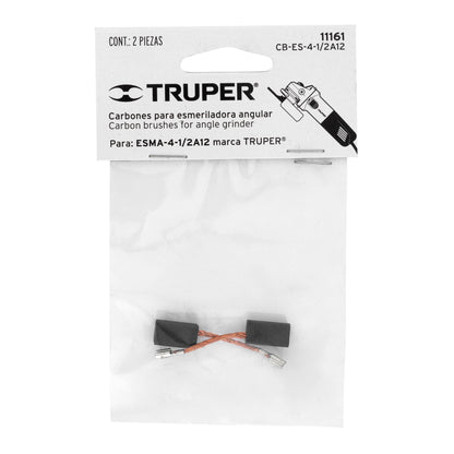 2 carbones para ESMA-4-1/2A12 - TRUPER - SKU 11161