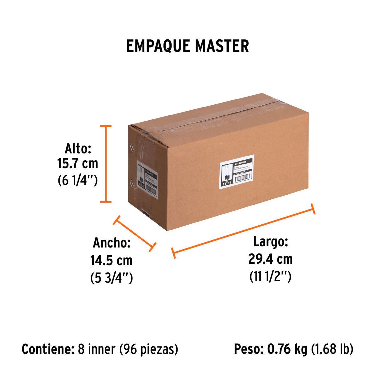 2 carbones para ESMA-4-1/2A12 - TRUPER - SKU 11161