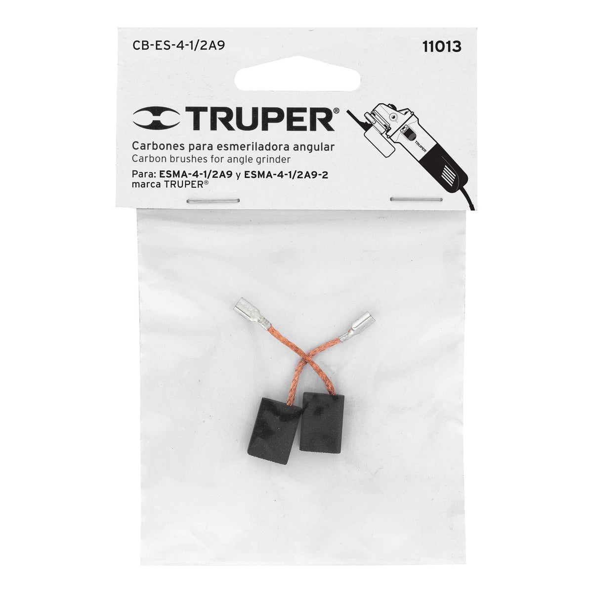2 carbones para ESMA-4-1/2A9 - TRUPER - SKU 11013