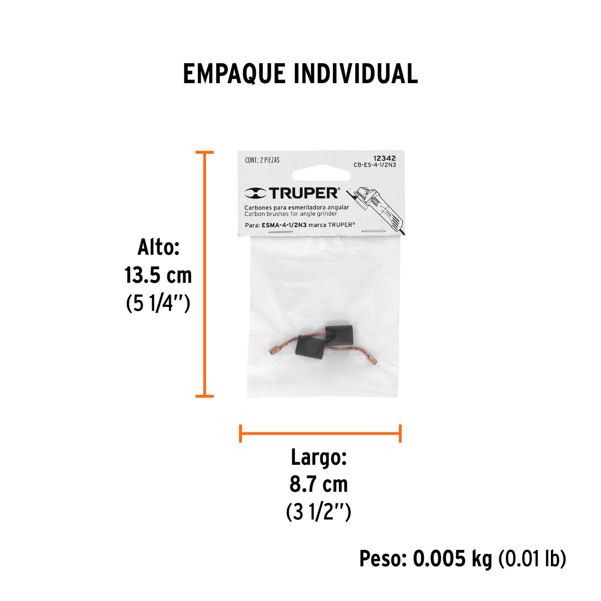 2 carbones para ESMA-4-1/2N3 - SKU 12342