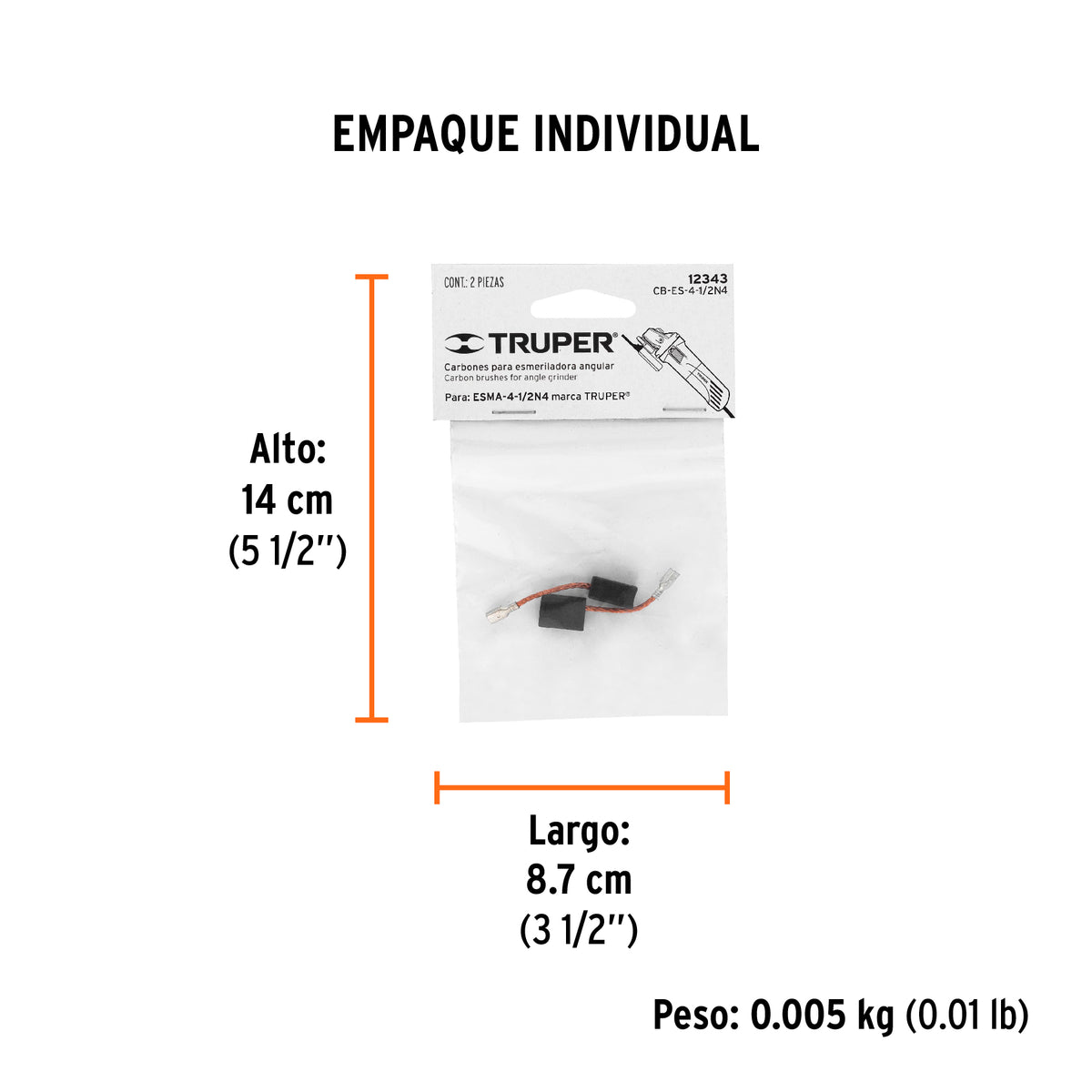 2 carbones para ESMA-4-1/2N4 - SKU 12343