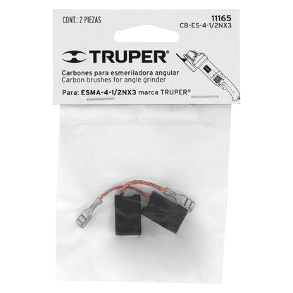 2 carbones para ESMA-4-1/2NX3 - TRUPER - SKU 11165