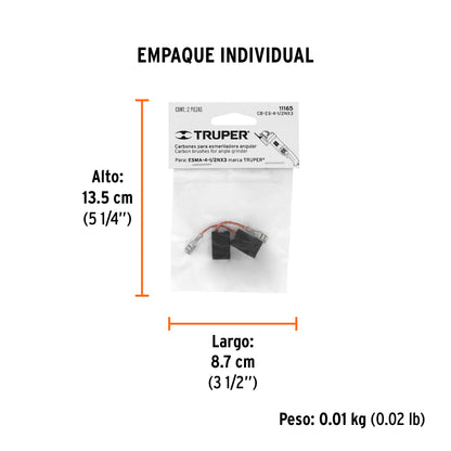 2 carbones para ESMA-4-1/2NX3 - SKU 11165