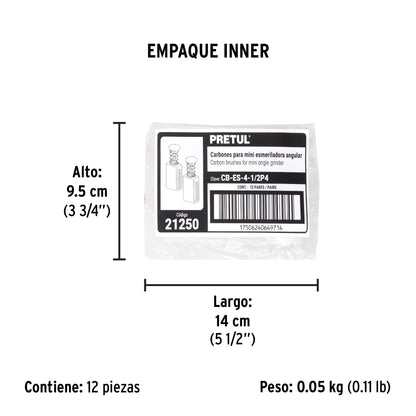 2 carbones para ESMA-4-1/2P4 - SKU 21250
