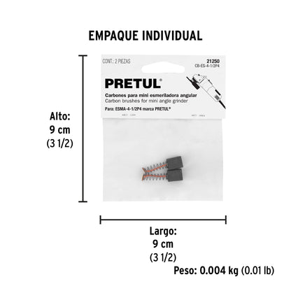 2 carbones para ESMA-4-1/2P4 - SKU 21250