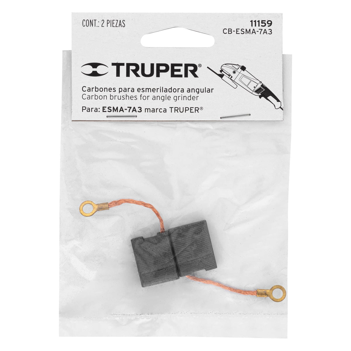 2 carbones para ESMA-7A3 - TRUPER - SKU 11159