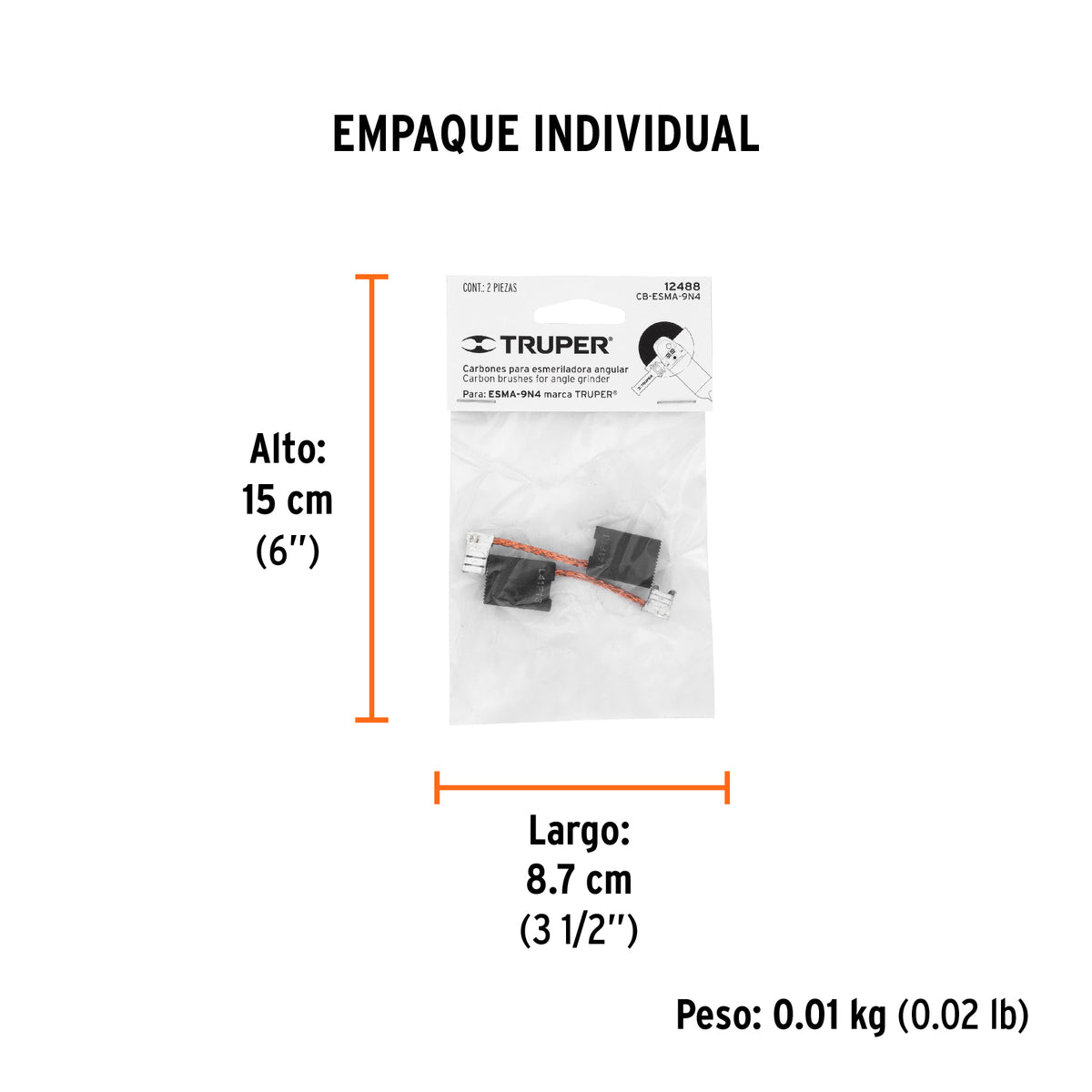 2 carbones para ESMA-9N4 - SKU 12488