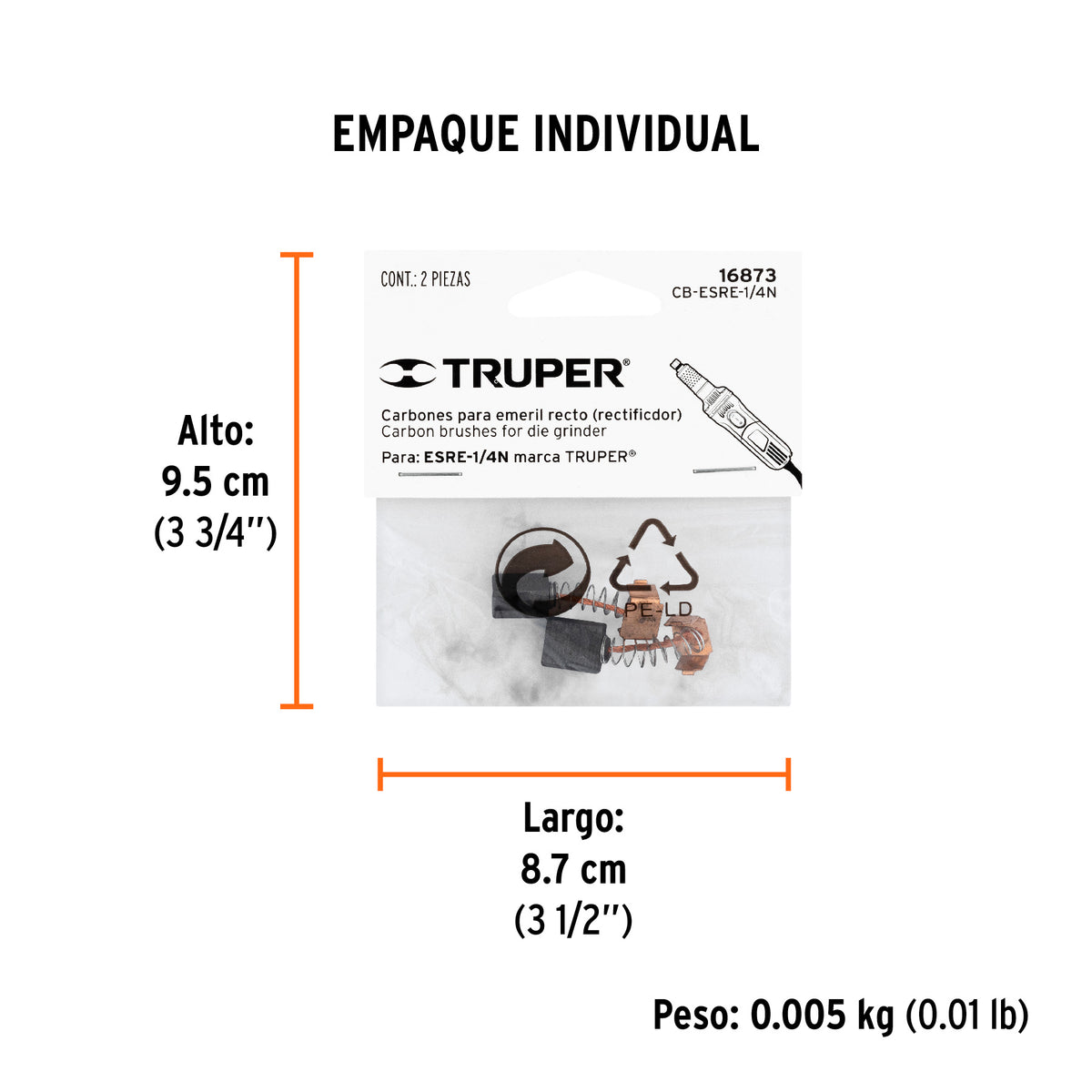 2 carbones para ESRE-1/4N - SKU 16873