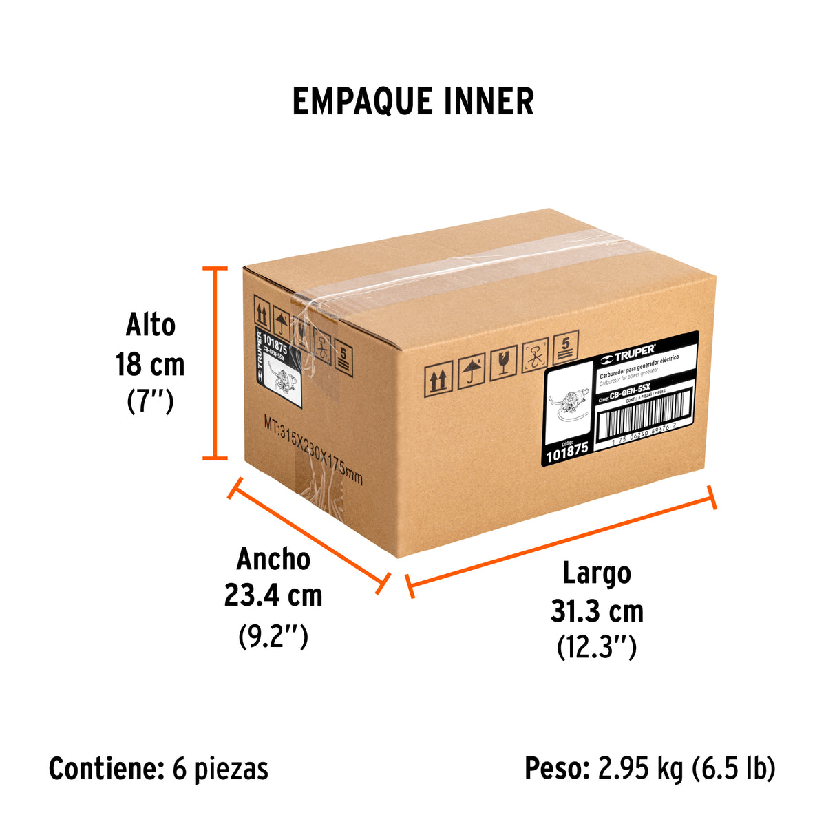 Carburador para generador a gasolina GEN-55X - SKU 101875