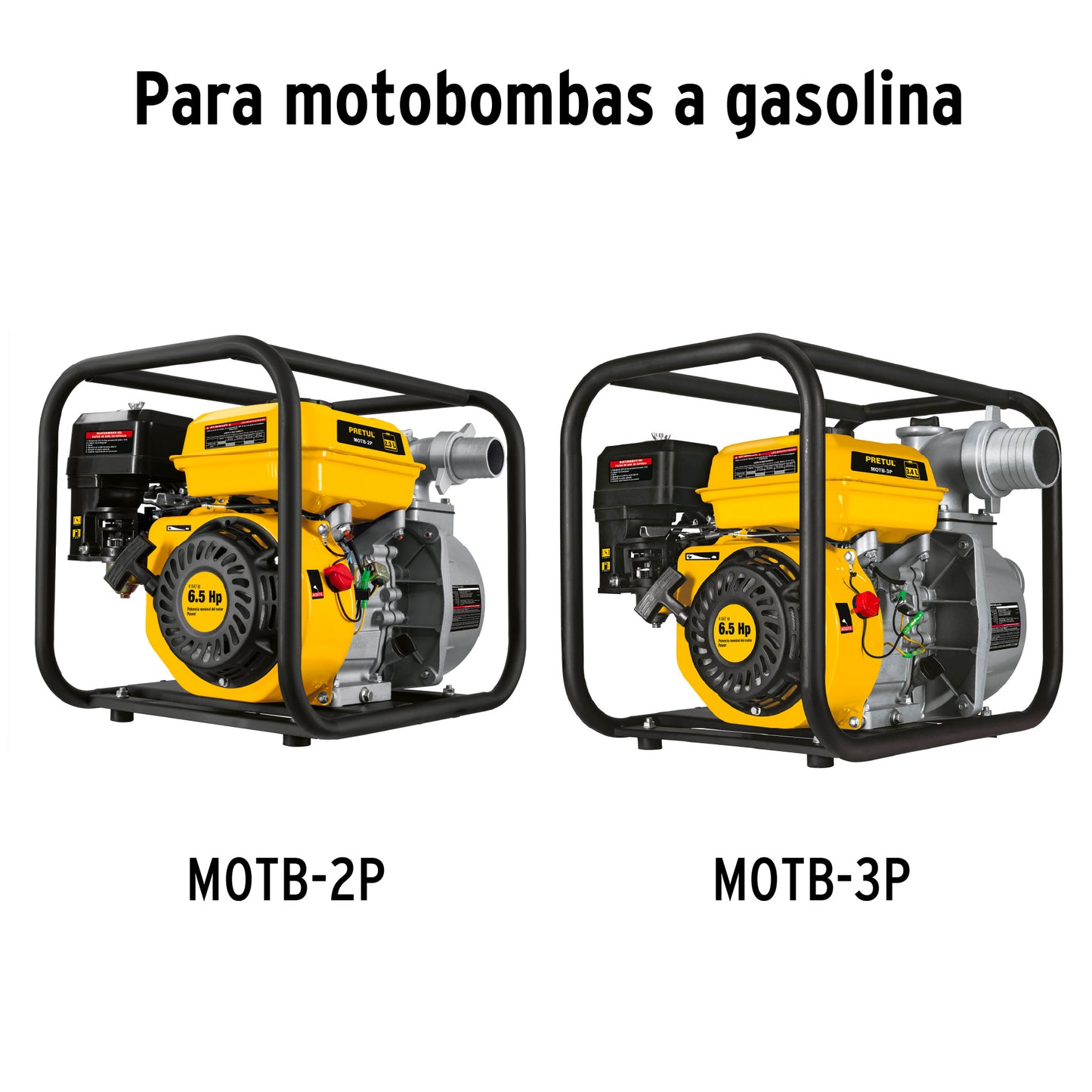 Carburador para motobomba a gasolina MOTB 2P y MOTB 3P