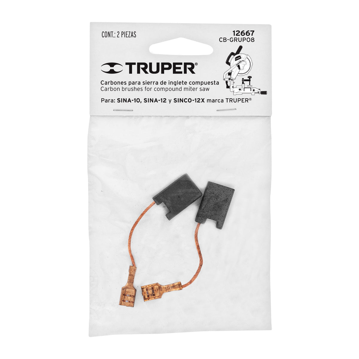 2 carbones para sierras inglete Grupo - SKU 12667