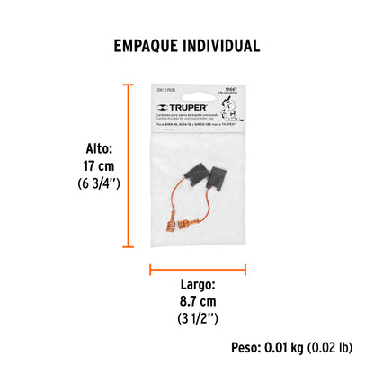 2 carbones para sierras inglete Grupo - SKU 12667