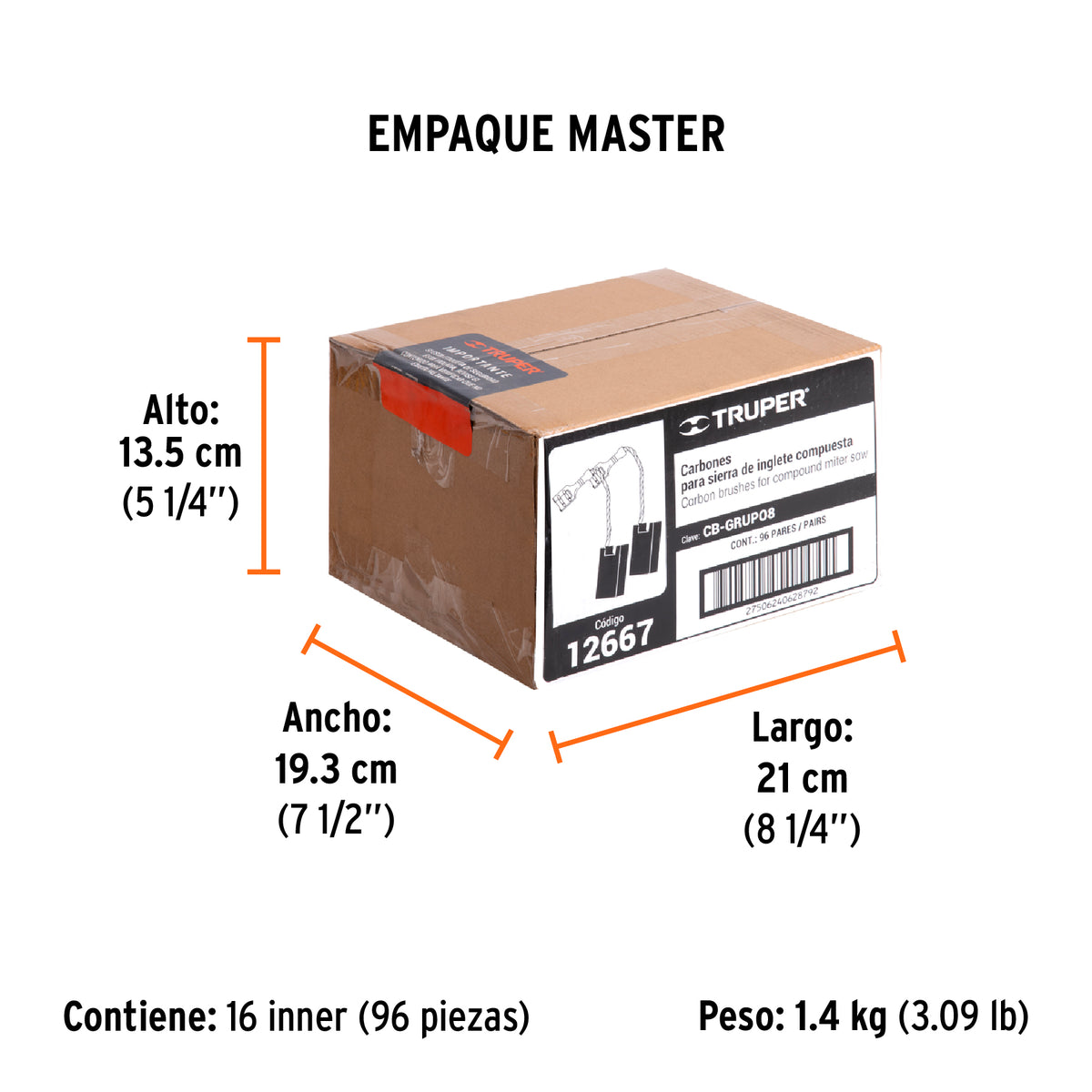 2 carbones para sierras inglete Grupo - SKU 12667