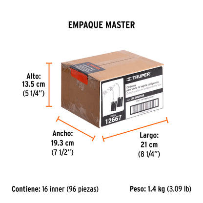 2 carbones para sierras inglete Grupo - SKU 12667