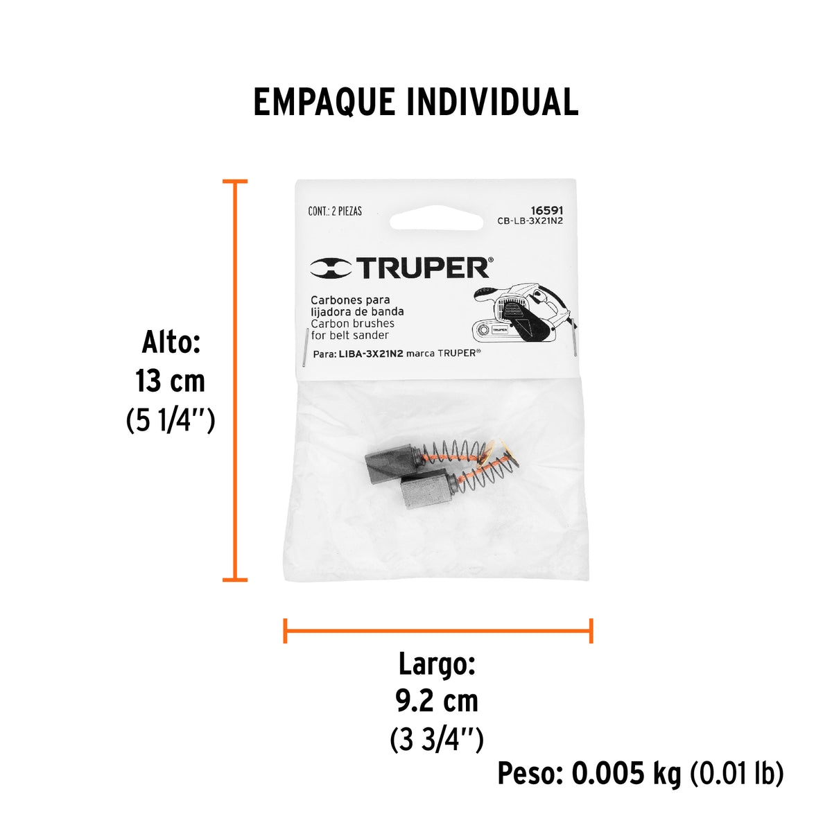 2 carbones para LIBA-3x21N2 - SKU 16591