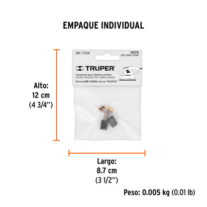 2 carbones para LIOR-1/2NX - SKU 11070