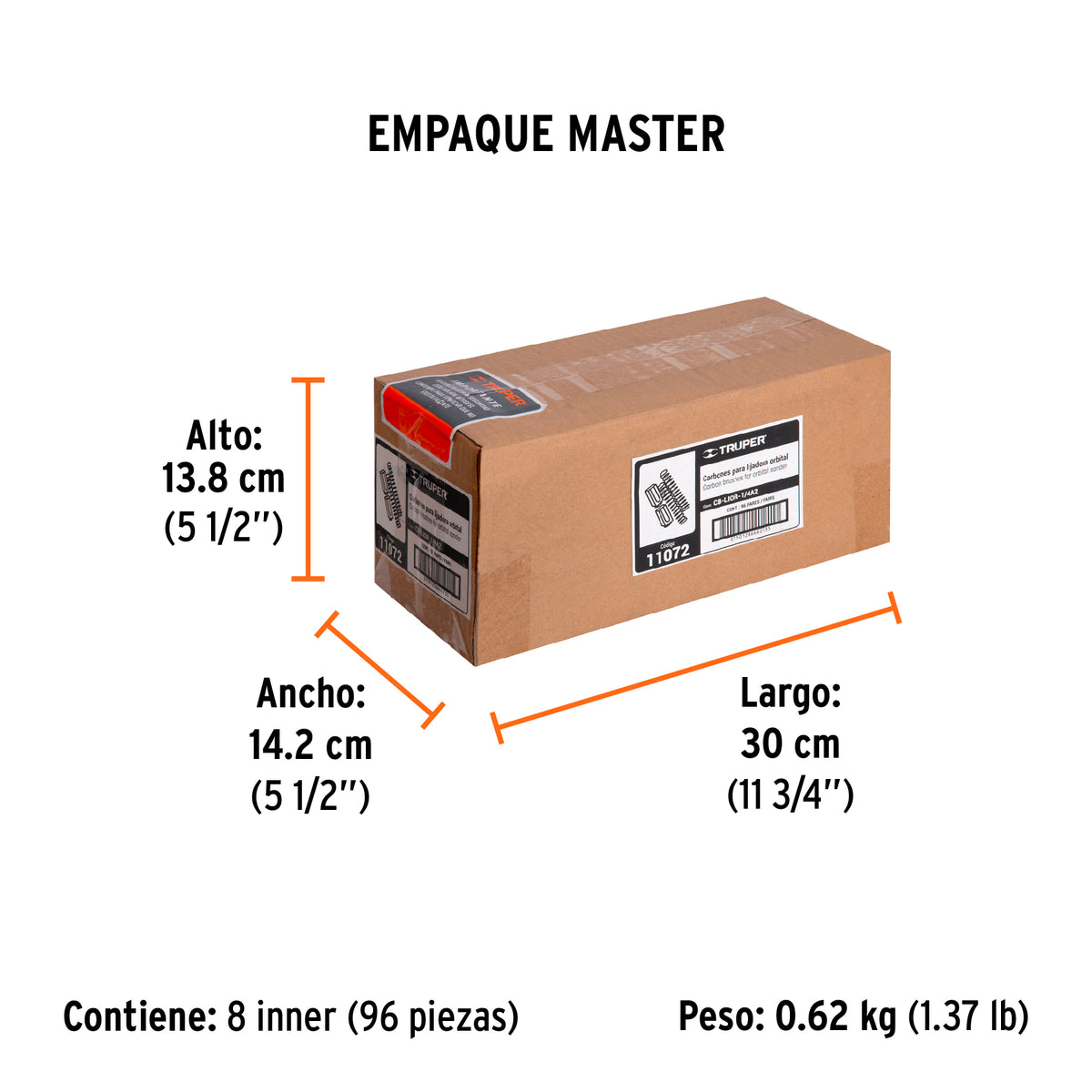 2 carbones para LIOR-1/4A2 - TRUPER - SKU 11072