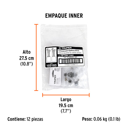 Bolsa con 2 carbones de repuesto para LIOR-1/4A3 · vista 3