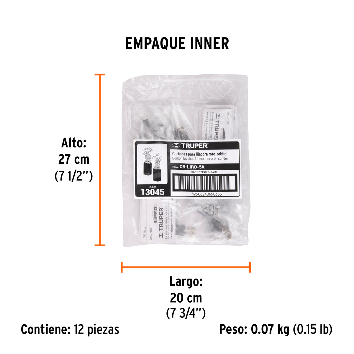 2 carbones para LIRO-5A - SKU 13045