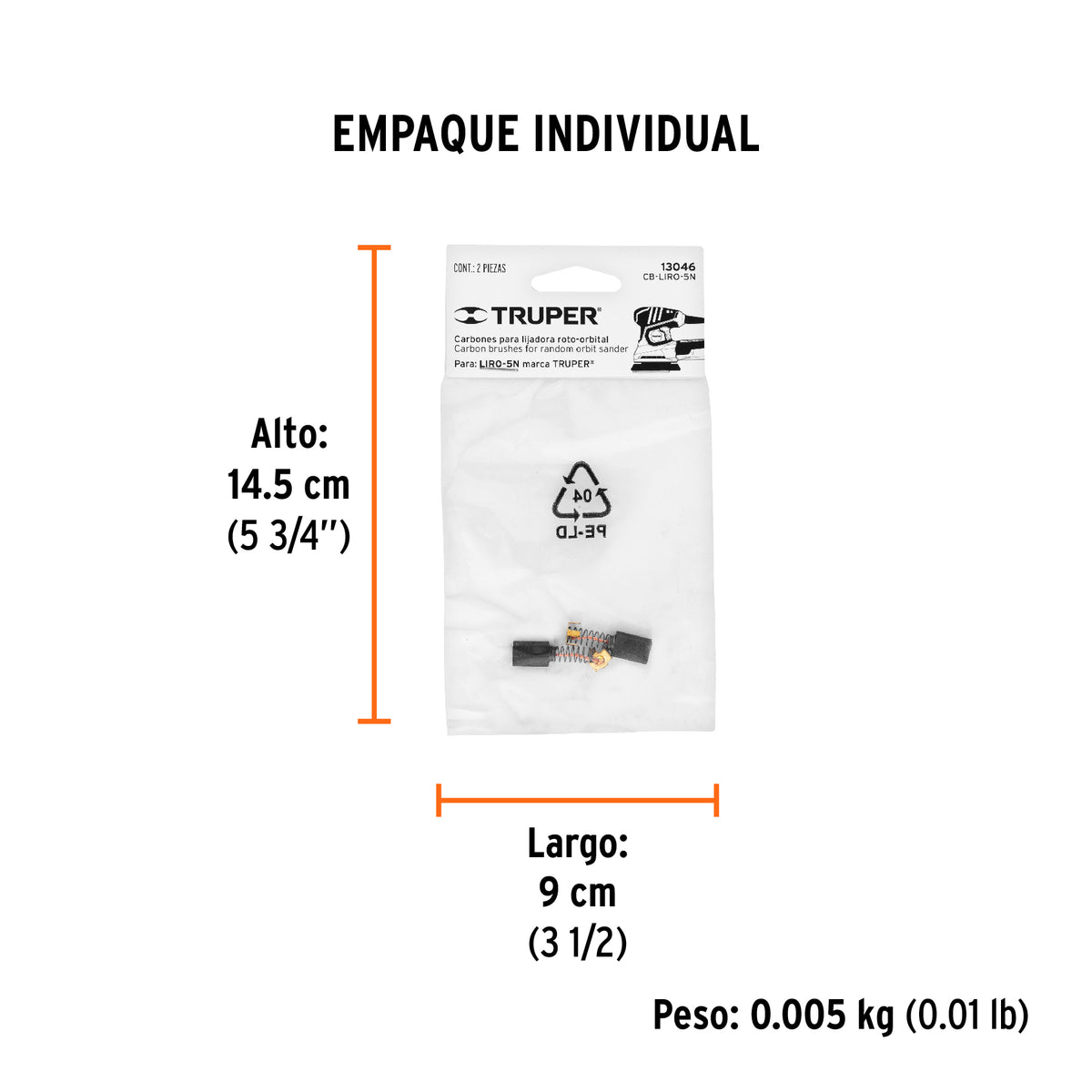 2 carbones para LIRO-5N - SKU 13046
