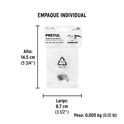 2 carbones para LIOR-1/3P3/T - SKU 19607