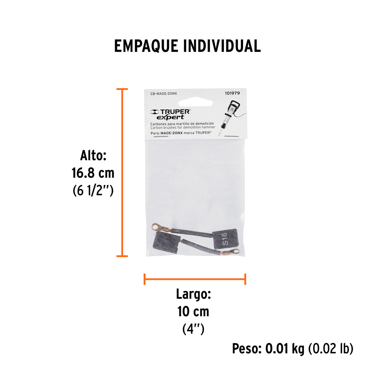 2 carbones para MADE-20NX - SKU 101979