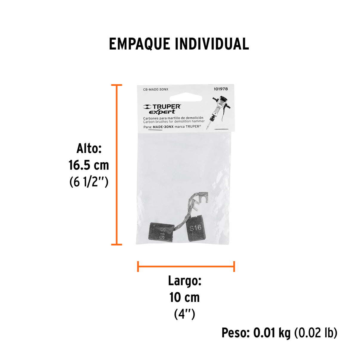 2 carbones para MADE-30NX - SKU 101978