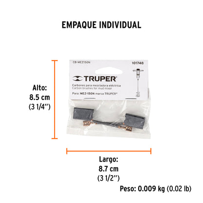 2 carbones para MEZ-150N - SKU 101748