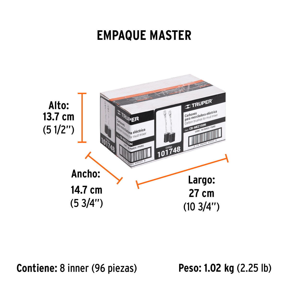 2 carbones para MEZ-150N - SKU 101748