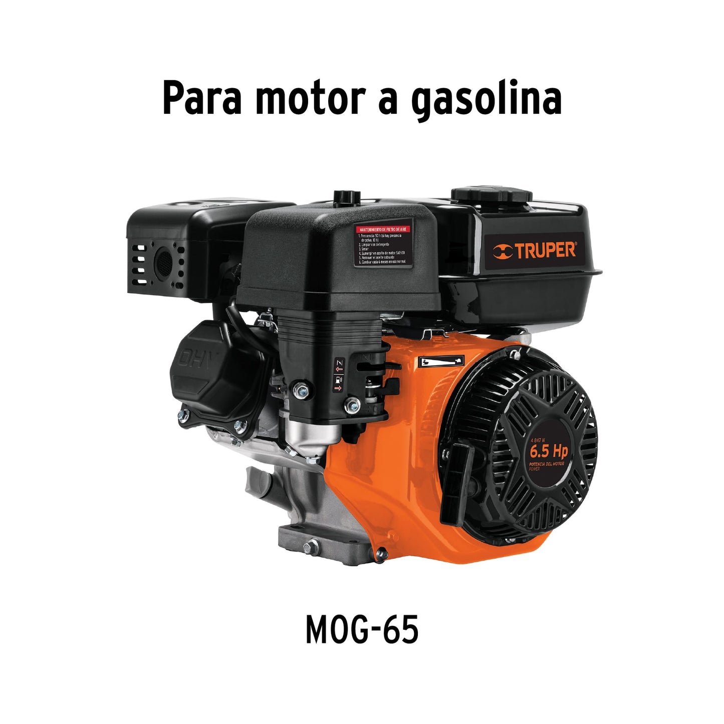 Carburador para motor a gasolina MOG-65