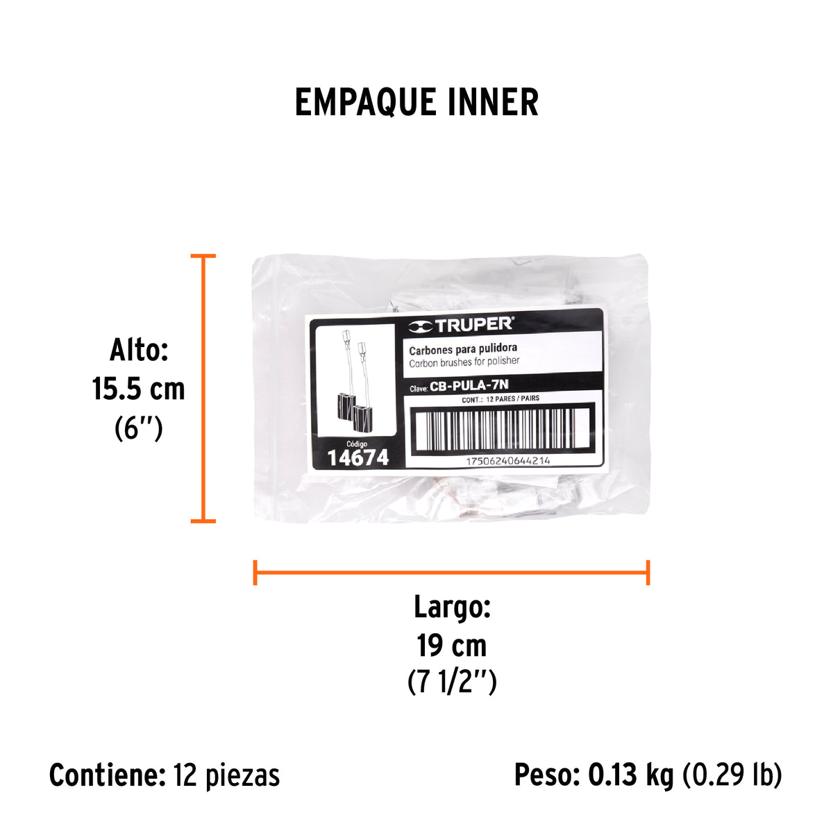 2 carbones para PULA-7N - SKU 14674
