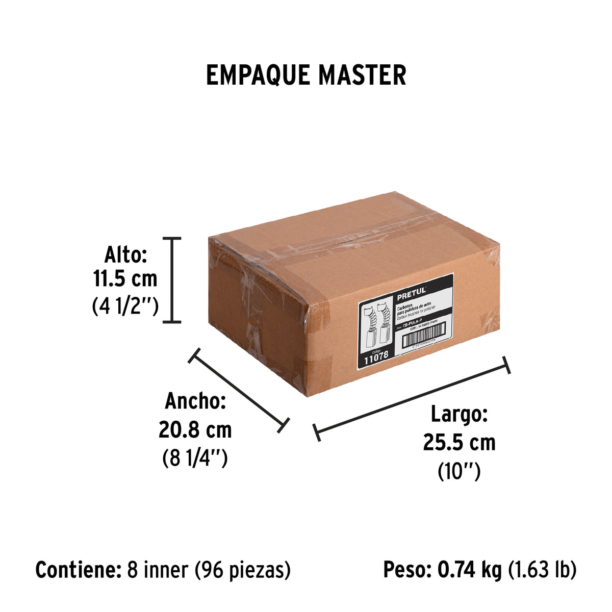 2 carbones para PULA-P - SKU 11078
